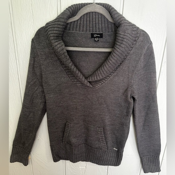 Guess Sweaters - Guess Gray Turtleneck Sweater with Ribbed Accents